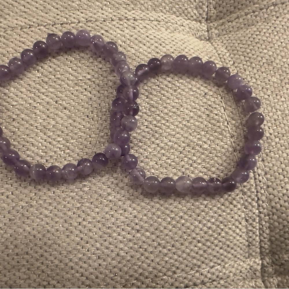 Amethyst Bracelets (Set of 2)